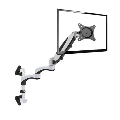 LHXEQJAM DL-FE160W-L Aluminum Alloy 360 Full Dynamic 15-27 Inch Wall Mount Monitor Double Arm 85 Up and Down