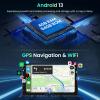 [4G+64G] Android Car Radio 7 Inch Double Din with Wireless Carplay & Android Auto, Hodozzy Touch Screen Car Radio GPS Navigation WiFi Bluetooth FM/RDS Radio EQ/USB/SWC+AHD Backup Camera view 4