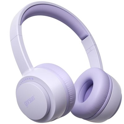 gorsun Kids Bluetooth Headphones, Toddler Headphones 85 dBA Safe Volume, 45 Hours Playtime, with Mic, Bluetooth 5.3, Kids Wireless Headset for iPad/Tablet/Travel/School, ldeal Gift (Purple)