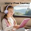 gorsun Kids Bluetooth Headphones, Toddler Headphones 85 dBA Safe Volume, 45 Hours Playtime, with Mic, Bluetooth 5.3, Kids Wireless Headset for iPad/Tablet/Travel/School, ldeal Gift (Purple) view 2