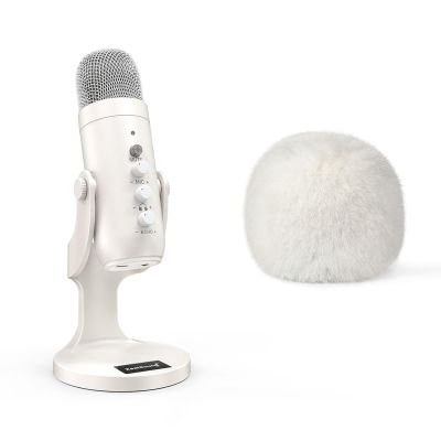 ZealSound Gaming USB Microphone k66w us and d65w Furry Cover