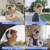 YLFASHION Kids Bluetooth Headphones, 85dB Volume Limit, Ultra-Soft Over-Ear, Built-in Mic, Foldable, Beerus Cartoon Animal Design, Suitable for School & Travel, FM/TF/AUX Supported view 4