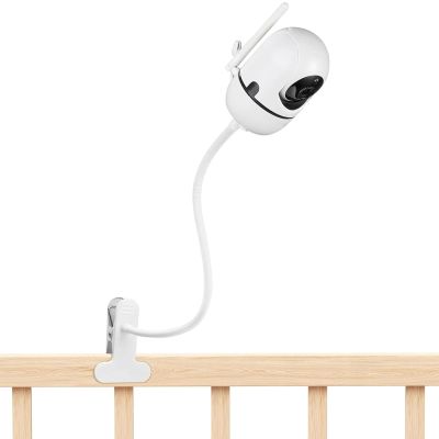 Baby Monitor Mount Compatible with HelloBaby HB65/HB40/HB6550/HB66/HB6339/HB6550 Pro, ANMEATE SM935E, Flexible Baby Camera Holder Crib Mount for Hellobaby Monitor