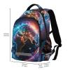 AIXIWAWA Art Earth Backpack for Travel Hiking, Unisex Laptop Backpack Daypacks with Padded Straps and Back 11.64.916.7 IN view 3