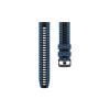 22mm Silicone strap Fit for Garmin Forerunner 255/255 Music/Garmin Vivoactive 4 / Venu 2 Replacement Bracelet watchband(Black Gray,For Vivoactive 4) view 3