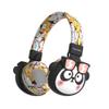 YLFASHION Kids Bluetooth Headphones, 85dB Volume Limit, Ultra-Soft Over-Ear, Built-in Mic, Foldable, Beerus Cartoon Animal Design, Suitable for School & Travel, FM/TF/AUX Supported view 1