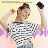 MP3 Player with Bluetooth 5.0, Portable HiFi Lossless Sound Music Player with Speaker, Built in 32GB Memory, FM Radio, Voice Recorder, EBook, 2.4in Full Touch Screen (White) view 4