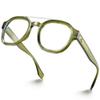 VISOONE Retro Round Blue Light Blocking Glasses with Anti Eyestrain for Computer Working Women Man SANFORD view 1