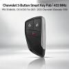 Keylessbest Replacement for 2021 2022 2023 2024 2025 Chevrolet Silverado 1500 Key Fob Remote Control YG0G21TB2 3 Buttons 433MHz view 2