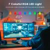 2K 50FPS Webcam for PC/Mac, Computer Camera with Fill RGB Lights, 2 Noise-Canceling Microphone, Autofocus and Tripod for Meeting, Live Streaming, Video Calls, Gaming, Works with Zoom, Skype, Teams view 3