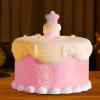 HPYDIY Cute Birthday Cake Night Light - Silicone Children's Night Light, Rechargeable Adjustable, Birthday Gift Room Decoration Gift (Pink) view 1