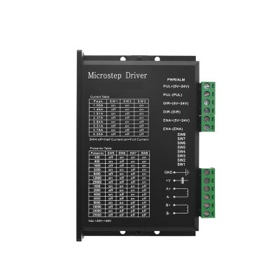 Huayong Motor Driver CNC Controlle DM542 Microstep Driver Stepper Motor Controller DM556 Nema17 Nema23 128 Subdivision DC 18-48V 4.2A for 42 57 Motor(DM556 2PCS)
