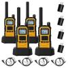 Retevis RB48 Plus Heavy Duty Walkie Talkies with Earpiece, IP67 Waterproof Two Way Radios, Long Range 2 Way Radio, Group Call, VOX, SOS, NOAA (4 Pack) view 1