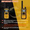 Retevis RB48 Plus Heavy Duty Walkie Talkies with Earpiece, IP67 Waterproof Two Way Radios, Long Range 2 Way Radio, Group Call, VOX, SOS, NOAA (4 Pack) view 2