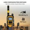 Retevis RB48 Plus Heavy Duty Walkie Talkies with Earpiece, IP67 Waterproof Two Way Radios, Long Range 2 Way Radio, Group Call, VOX, SOS, NOAA (4 Pack) view 3