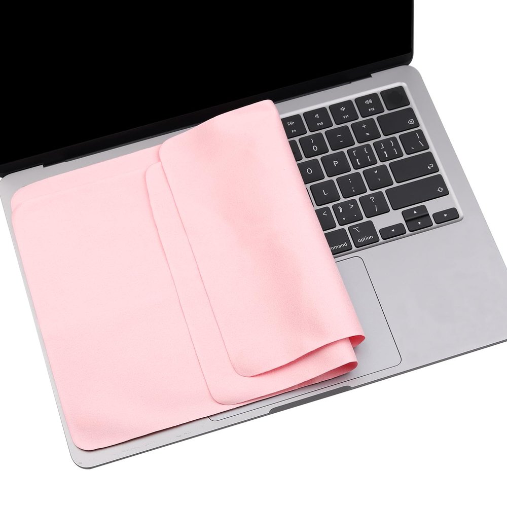 2 Pack Microfiber Liner Cleaning Cloth Screen Keyboard Imprint Protection for MacBook Neo/Pro/AIR 13" 14" (2018-2026), Compatible MacBook Neo 13/MacBook Air 13 M4 M3 M2 M1/MacBook Pro 14 (M5- M1)