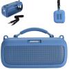 Ferbao Protective Case for Bose SoundLink Max, Silicone Case Cover with Shoulder Strap for Bose SoundLink Max (Blue) view 1