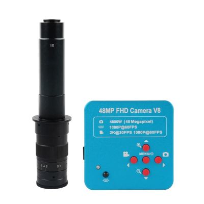 LIUZHENZHEN 1080P 60FPS 2K 4800W 48MP HDMI USB 16G TF Industrial Electronic Digital Video Microscope Camera Magnifier for Phone PCB Repair(with 300x)