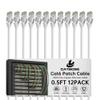 0.5 Foot Cat6 Patch Cables(12 Pack), Solid Pure Copper Patch Cord, Cat 6 Ethernet Cable, UTP Network, High Speed RJ45 Internet Cables, Compatible for Router, Switche, PC, Server, PS4/5, Xbox - White view 1