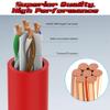 0.5 Foot Cat6 Patch Cables(12 Pack), Solid Pure Copper Patch Cord, Cat 6 Ethernet Cable, UTP Network, High Speed RJ45 Internet Cables, Compatible for Router, Switche, PC, Server, PS4/5, Xbox - Red view 2
