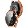DKEnjoy Hard PC Jewelry Protector Case with HD Anti-Fog Tempered Glass Protective Film Shock-Proof Cover Anti-Scratch Case Compatible for Samsung Galaxy Watch 7 40MM/44MM Smartwatch (Rose Gold, 44MM) view 2