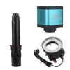LIUZHENZHEN 4K Ultra HD 1080P HDMI USB Digital Video Microscope Camera 100X 300X C-Mount Lens Professional Phone PCB Soldering Repair Tools(300X) view 1