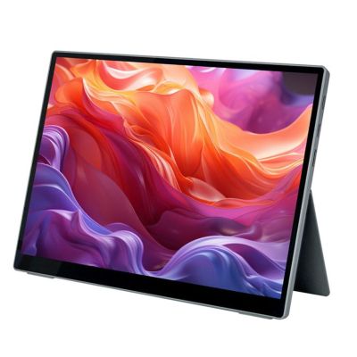 10.5 Inch Portable Monitor, 1920 x 60Hz 16:9 Eye Protecting Touchscreen Laptop External Monitor with Built in Speakers,Travel Monitor for Laptop
