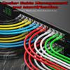 0.5 Foot Cat6 Patch Cables(24 Pack), Solid Pure Copper Patch Cord, Cat 6 Ethernet Cable, UTP Network, High Speed RJ45 Internet Cables, Compatible for Router, Switche, PC, Server, PS4/5, Xbox - Red view 3