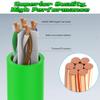 0.5 Foot Cat6 Patch Cables(12 Pack), Solid Pure Copper Patch Cord, Cat 6 Ethernet Cable, UTP Network, High Speed RJ45 Internet Cables, Compatible for Router, Switche, PC, Server, PS4/5, Xbox - Green view 2