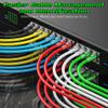 0.5 Foot Cat6 Patch Cables(12 Pack), Solid Pure Copper Patch Cord, Cat 6 Ethernet Cable, UTP Network, High Speed RJ45 Internet Cables, Compatible for Router, Switche, PC, Server, PS4/5, Xbox - Green view 3