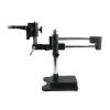 LIUZHENZHEN Universal Double Boom Lab Industrial Zoom Trinocular Stereo Microscope Stand Holder Bracket Arm 76mm Microscopio Accessories(B) view 1