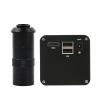 LIUZHENZHEN IMX385 1080P HDMI Industrial Measurement Video Microscope Camera C Mount U Disk Video Recorder for PCB Phone Soldering(with 100x Lens,Measurement) view 1