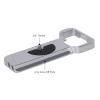 NICEYRIG Bottom Mount Plate for Sony A7C II / A7CR, (Silver) Camera Base Plate with Built-in Quick-Release Plate for ARCA, Strap Slot, 1/4 Thread - 589 view 3