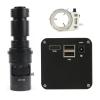 LIUZHENZHEN IMX385 1080P HDMI Industrial Measurement Video Microscope Camera C Mount U Disk Video Recorder for PCB Phone Soldering(500x Lens with Light,Not Measurement) view 1