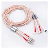 LEOSP OCC 8TC Speaker Cable Fever Speaker Amplifier HiFi Connection Cable Banana Plug/Y-Banana Plug(3 Meters) view 2