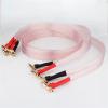 LEOSP OCC Copper Silver Plated Loudspeaker Cable HiFi Flat Speaker Wire with(5 Meters) view 1