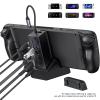 JSAUX Docking Station for ROG Xbox Ally X (2025)/ROG Ally X/ROG Ally/Steam Deck/Legion Go/Legion Go S, 6-in-1 Dock with HDMI 4K@120Hz, Gigabit Ethernet, USB A & USB C 3.2 Gen 1, 100W Charging - HB0609 view 2