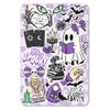 Clear Back Cover Insert for Kindle Basic 6" | Bookish Card Insert for E Reader | Halloween Spooky Cardstock Paper Insert | Booktok Spicy Smut Sticker Case Insert | Dark Romance Book Gifts view 1