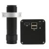 IMX385 1080P HDMI Industrial Measurement Video Microscope Camera C Mount U Disk Video Recorder for PCB Phone Soldering(with 130x Lens,Not Measurement) view 1