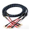 LEOSP 1 Pair HiFi Speaker Cable 6n OFC Speaker Wire with Y Plug(5 Meters) view 1