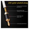 LEOSP HiFi OCC Silver-Plated Speaker Cable Speaker Wire for Hi-fi Systems Banana Plug Speaker Cable(3.5 Meters) view 2
