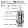 LEOSP Loud Speaker Cable Pure Silver HiFi Speaker Cable Spade Plug Cable(2 Meters) view 2