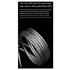 LEOSP Loud Speaker Cable Pure Silver HiFi Speaker Cable Spade Plug Cable(2 Meters) view 4