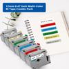 6-Pack M 12mm 0.47 Inch Tape Replacement for Brother M-K231 M-K431 M-K531 M-K731 M-K831 M-K931 Refills for P Touch PT-45 PT-65 PT-70 PT-80 PT-M95 Label Maker, Black on White/Red/Blue/Green/Gold/Silver view 2