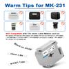 6-Pack M 12mm 0.47 Inch Tape Replacement for Brother M-K231 M-K431 M-K531 M-K731 M-K831 M-K931 Refills for P Touch PT-45 PT-65 PT-70 PT-80 PT-M95 Label Maker, Black on White/Red/Blue/Green/Gold/Silver view 4