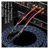 LEOSP 1 Pair HiFi Speaker Cable 6n OFC Speaker Wire with Banana Plug(1 Meters) view 4