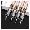LEOSP 1 Pair HiFi Speaker Cable Copper and Silver Speaker Wire with Carbon Fiber Banana and Y Plug(2.5 Meters) view 4