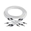 LEOSP 8ag Pure Silver-Plated OCC HiFi Speaker Cable Speaker Wire Compatible with Amplifier and CD(1 Meters) view 1
