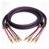 LEOSP 1 Pair HiFi Speaker Cable 7N OCC Speaker Wire with Banana Plug(3 Meters) view 1