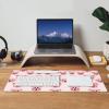 Famame Laptop Mouse Pad Pig Big Nose Pattern Desk Mat with Stitched Edges 31.5X 11.8 inch Non-Slip Large Keyboard Rubber Writing Table Mat for Office Home view 4